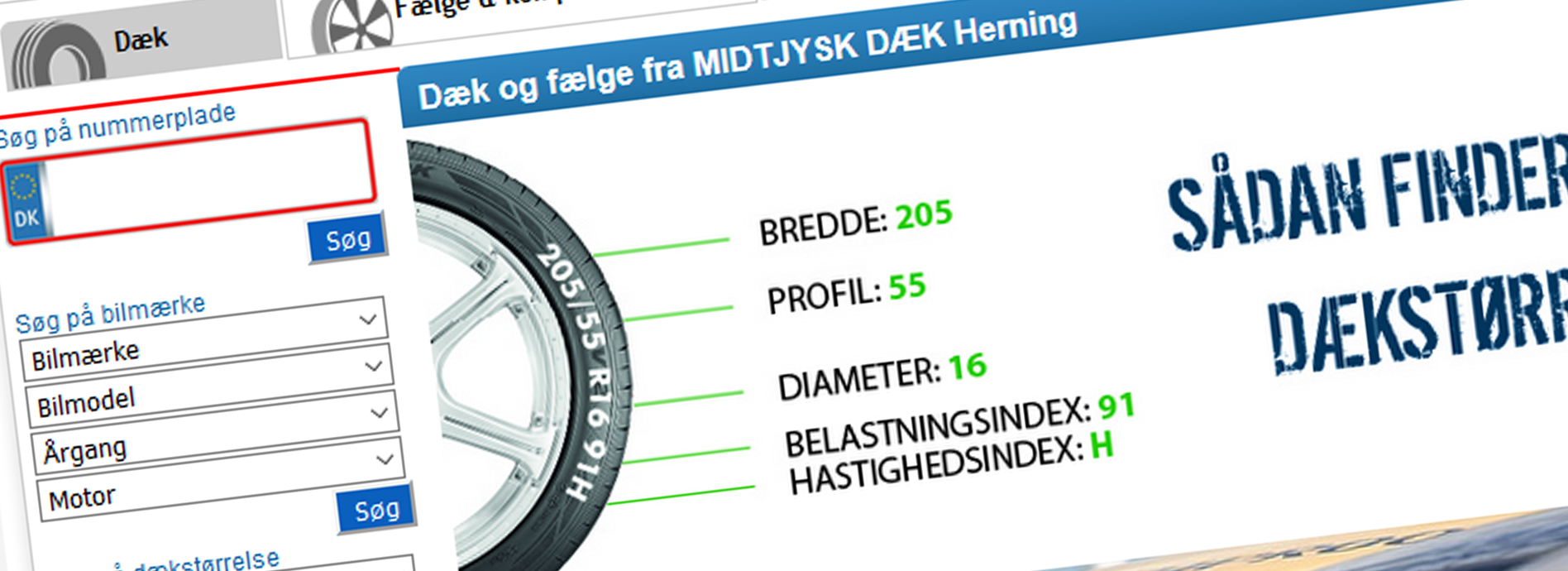 Køb nye dæk hos midtjysk dæk- & servicecenter